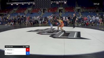 160 lbs Cons 64 #2 - Konlin Weaver, Georgia vs Devone Bogue, New York