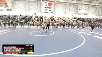 50 lbs Cons. Round 2 - William Opett, Webster Junior Titans You Wrestling vs Jackson Caporiccio, Valley Central You Wrestling Program