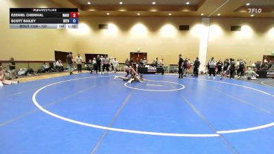 157 lbs Quarters - Ezekiel Cherival, Massachusetts vs Scott Bailey, New York