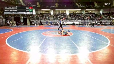 120 lbs Consi Of 8 #2 - Nolan Jackson, Catlett Wrestling vs Lucas Williams, South Forsyth WAR Wrestling Club