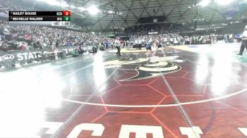 Girls 1B/2B/1A 145 Semifinal - Michelle Walker, Naches Valley (Girls) vs Hailey Bouge, Republic-Curlew (Girls)