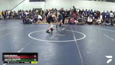 123 lbs Cons. Round 2 - Ashton Waldorf, Greenville Elite WC vs Evan Beuerle, Northwest Red Crushers