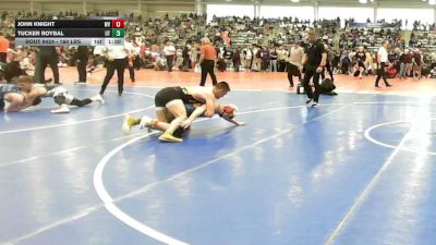 160 lbs Semifinal - John Knight, WV vs Tucker Roybal, UT