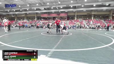 150 lbs Cons. Round 2 - Jace Canfield, Paola vs Miles Adams, Wildcat