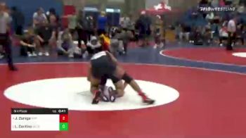 139 lbs 3rd Place - Jermiah Zuniga, Toppenish vs Leo Contino, Buchanan