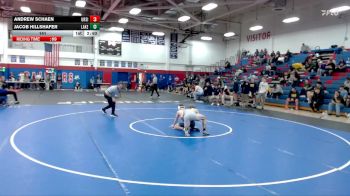 141 lbs Finals (2 Team) - Jacob Hillshafer, Lakeland vs Andrew Schaen, Ursinus