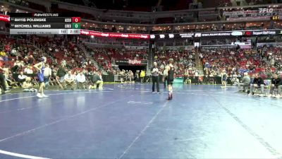 2A-106 lbs Cons. Round 4 - Rhyis Polenske, Assumption, Davenport vs Mitchell Williams, Crestwood, Cresco