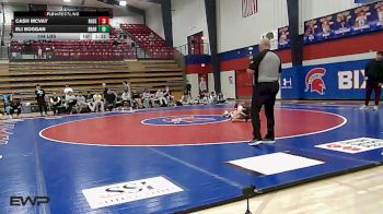 144 lbs Rr Rnd 1 - CASH MCVAY, Rose Hill vs Eli Boggan, Broken Arrow