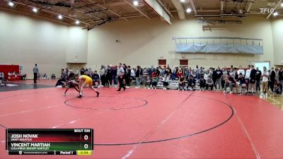 113 lbs Cons. Round 4 - Josh Novak, Saint Ignatius vs Vincent Martiah, Columbus Bishop Hartley