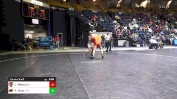 184 lbs Consi Of 8 #2 - Chase Mielnik, Maryland vs Kyle Haas, Oklahoma State