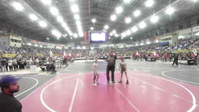 78 lbs Round Of 16 - Cyrus Stevens, Iron Pit Youth Wrestling vs Archer Dillenburg, No Team