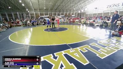 120 lbs Placement Matches (8 Team) - Joshua Guhman, Louisiana vs Alex Gau, Minnesota Red