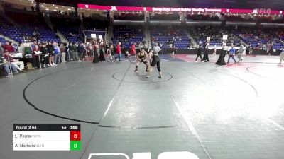 215 lbs Round Of 64 - Leandro Paola, Newton North vs Anthony Nichols, Northeast/Fenwick