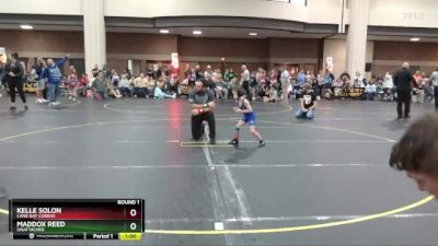 44 lbs Round 1 - Maddox Reed, Unattached vs Kelle Solon, Cane Bay Cobras
