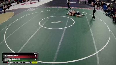 5th Place Match - Keeghan Clouse, North Platte vs Bodi Knudsen, Creighton Prep