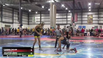 157 lbs Round 1 (4 Team) - Houston Leeah, MOORE COUNTY BRAWLERS - GOLD vs Camden Taylor, GROUND UP USA