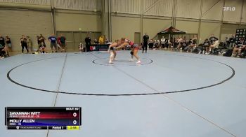 125 lbs Placement Matches (16 Team) - Savannah Witt, Pennsylvania Blue vs Molly Allen, Iowa