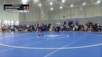 107 lbs Semifinal - Makenzie Rocco, St. Martin High School Girls vs Cyntarione Thomas, Picayune High School