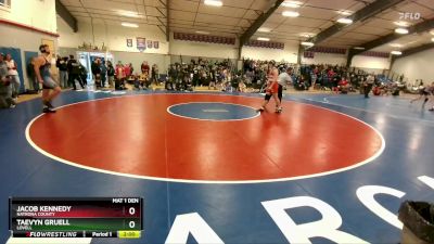 190 lbs Cons. Round 3 - Jacob Kennedy, Natrona County vs Taevyn Gruell, Lovell