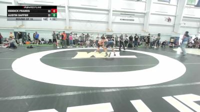 160 lbs Round Of 16 - Riddick Franks, OH vs Austin Saffer, SC