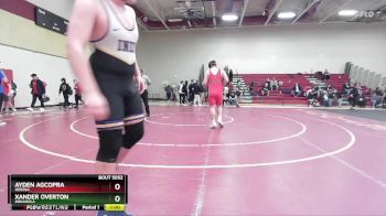 285 lbs Cons. Round 3 - Ayden Agcopra, ODESSA vs Xander Overton, INDIANOLA