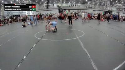 110 lbs Round 7 (8 Team) - Aaron Szumowski, The Outsiders vs Jayden Prosseda, Mavericks