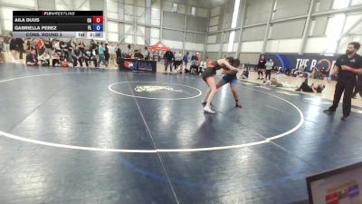 U20 Women - 65 lbs Cons. Round 2 - Aila Duus, CA vs Gabriella Perez, FL