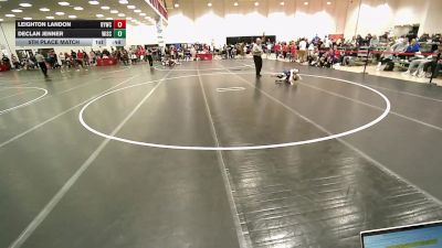 53 lbs 5th Place Match - Declan Jenner, Wisconsin vs Leighton Landon, Reedsburg Youth Wrestling Club