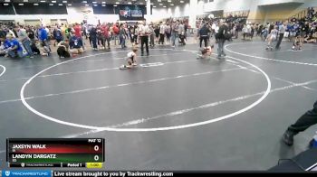 59 lbs Cons. Round 3 - Jaxsyn Walk, IA vs Landyn Dargatz, SD