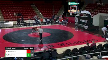 141 lbs Finals (2 Team) - Wyatt Henson, Lock Haven vs Myrin Nixon, Morgan State