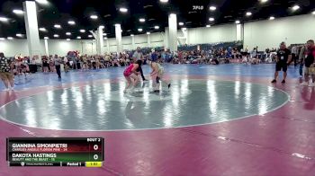 135 lbs Champ Round 1 (16 Team) - Giannina Simonpietri, Charlies Angels Florida Pink vs Dakota Hastings, Beauty And The Beast