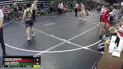 150 lbs Round 5 (6 Team) - Cooper Arehart, Nebraska Maize vs Gabe Shipman, Kansas Anacondas