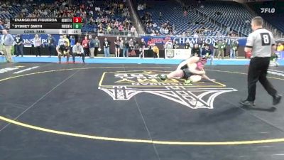 Girls-235 lbs Cons. Semi - Evangeline Figueroa, Holland West Ottawa (Girls) vs Sydney Smith, Portage Central (Girls)
