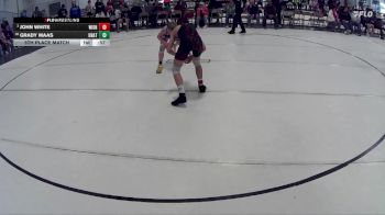 109 lbs 5th Place Match - Grady Maas, Wayne Wrestling Club vs John White, McCook Youth Wrestling Club