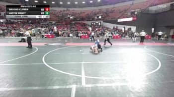 140 lbs Cons. Semi - Austin Wendt, Wisconsin vs Brooks Clymer, Hudson