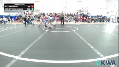 132 lbs Round Of 16 - Kolton Arnold, Moore vs Beckett Wehrenberg, Bridge Creek Youth Wrestling