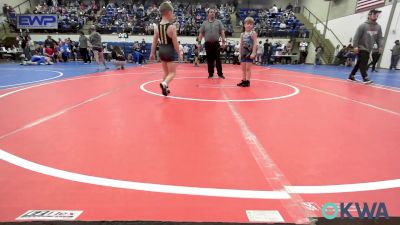 66 lbs Rr Rnd 2 - Baylor Allison, Checotah Matcats vs Carver Kirby, Jay Wrestling Club