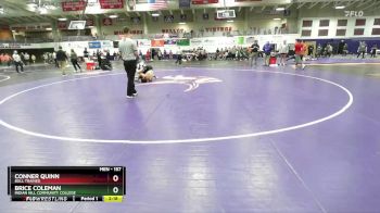 157 lbs Quarterfinal - Brice Coleman, Indian Hill Community College vs Conner Quinn, Bull Trained