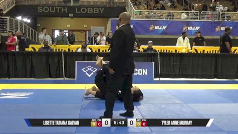 Tyler Anne Murray vs Lisette Tatiana Galvan 2026 Pan Jiu Jitsu IBJJF Championship