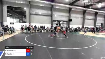 38 kg Quarterfinal - Nathan Matthis, Capital Wrestling Club vs Noah Rankin, M2 Blue