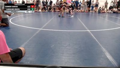 83-90 lbs Round 1 - Caroline Krupa, P3 Warrior Wrestling Academy vs Carmen Garcia, Aurora (East Aurora)