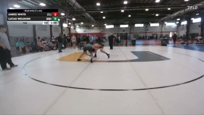 144 lbs Round 4 (6 Team) - James White, Steller 3 vs Lucas Welburn, DDWC