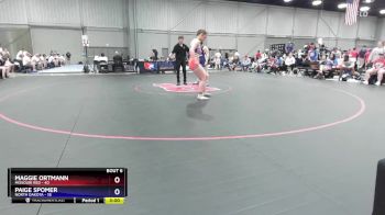 155 lbs Round 2 (8 Team) - Maggie Ortmann, Missouri Red vs Paige Spomer, North Dakota