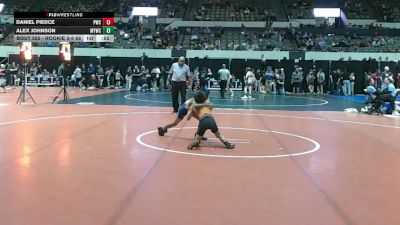 Rookie 3-5 68 Round 2 - Daniel Pierce, Powhatan Wrestling Club vs Alex Johnson, Mathews Youth Wrestling Club