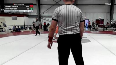 165 lbs Semifinal - Thomas Rhodes, Coast Guard vs Jacob Kennedy, Trinity