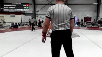 165 lbs Semifinal - Thomas Rhodes, Coast Guard vs Jacob Kennedy, Trinity