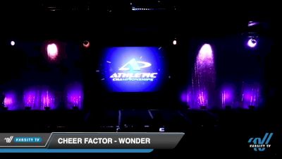 Cheer Factor - WONDER [2023 L1.1 Mini - PREP] 2023 Athletic Grand Nationals