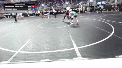 138 lbs Final - Johnathan Johnlouis, Mighty Lion Wrestling Club vs Brenden Rayl, GCity Boyz