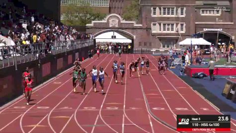 Watch High School Girls 4x100 Relay Prelims (Event 110) Heat 3 At 2026 Penn Relays