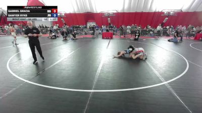 84 lbs Cons. Semis - Gabriel Gracia, Region Wrestling Academy vs Sawyer Ryks, Jackrabbit Wrestling Academy